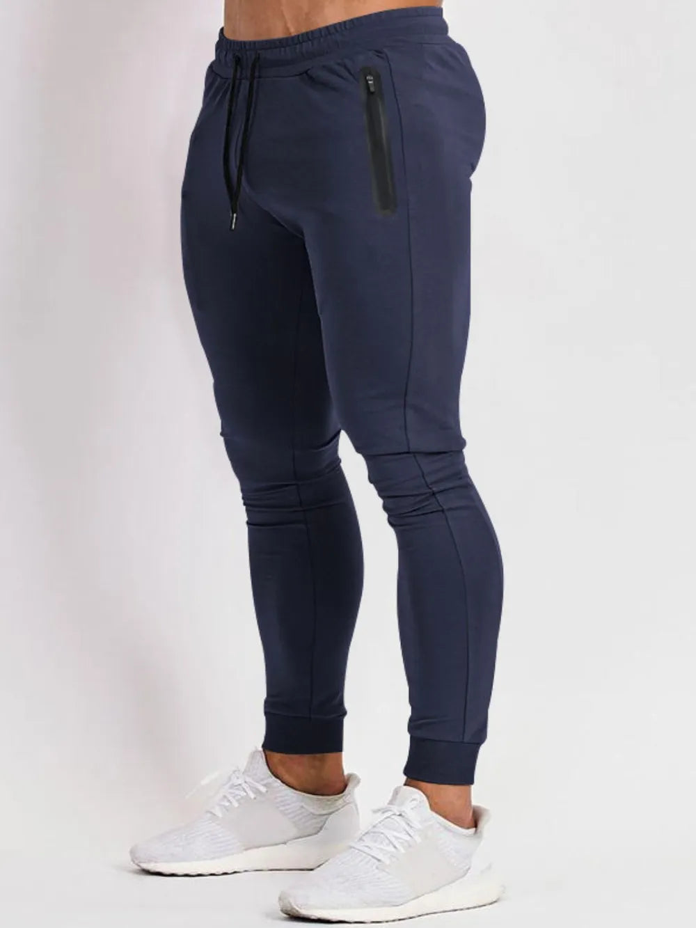 Men's Full Size Drawstring Pants with Pockets Plus Size