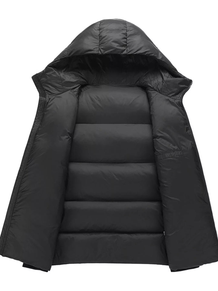Men's Plus Size Hooded Padded Winter Puffer Jacket