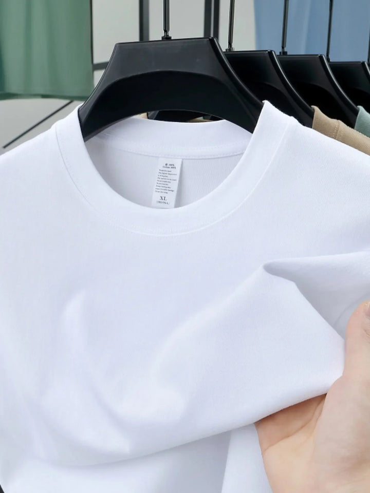 Men's Plus Size Round Neck Short Sleeve T-Shirt