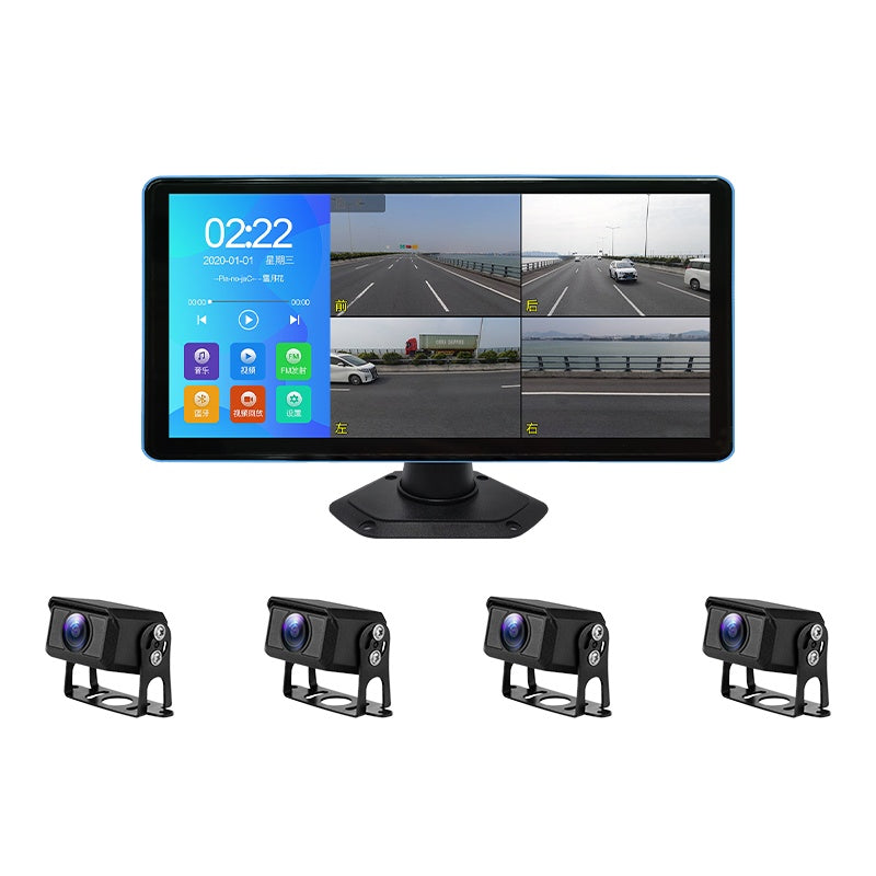 10 Inch Ultra-Wide 4-Channel All-in-One Touch Monitor