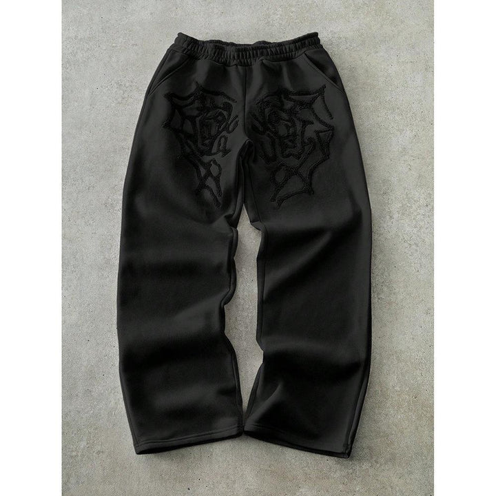 Mens Niche Design-forward Loose-fitting Straight-leg Versatile Pants
