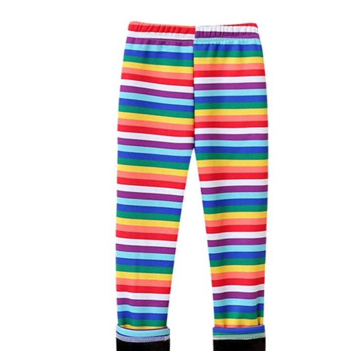 Girls Thin-Flannel SpringAutumn Outerwear Milk-Viscose Pants