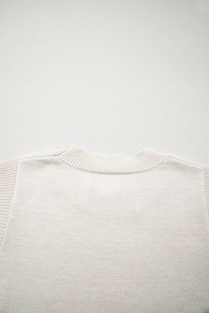 Parchment American Flag Sleeveless Sweater