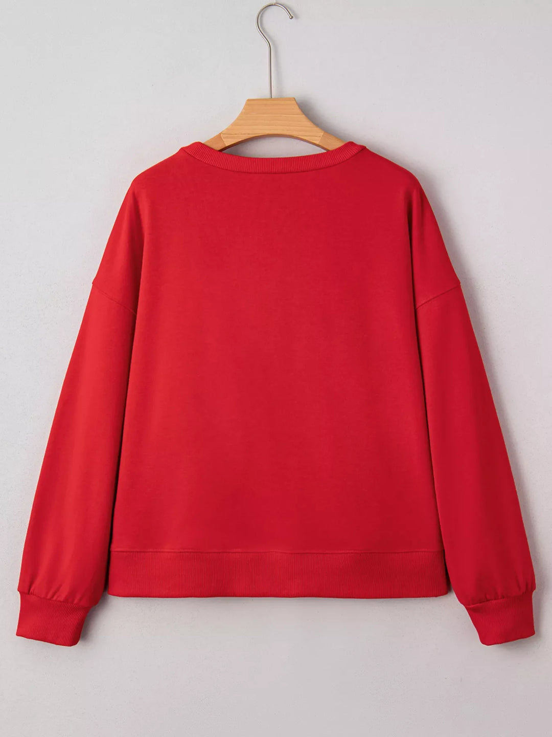 Merry Script Holiday Christmas Graphic Sweatshirt