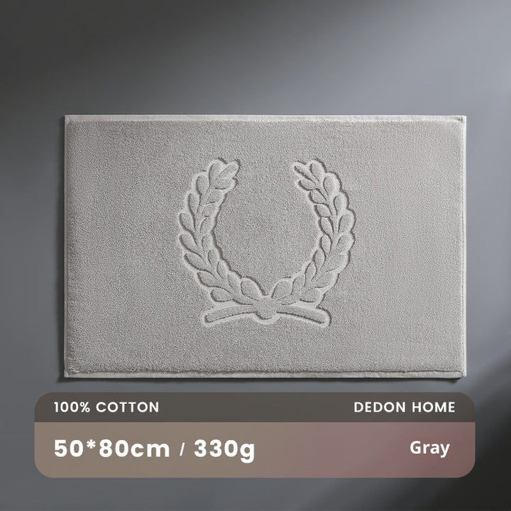 Water-absorbent Pure Cotton Non-slip Bathroom Floor Mat