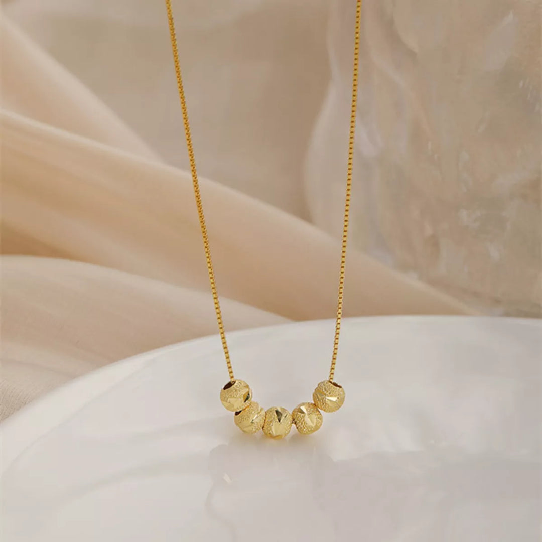 925 Sterling Silver Beaded Necklace