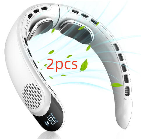 Quad-core USB Halter Fan With Strong Wind