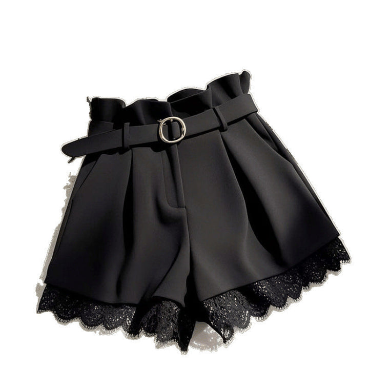 High-waisted Casual Shorts Cropped Pants For Petite Women