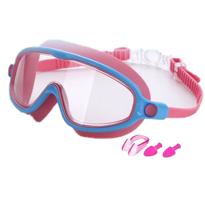 Children's Swimming Goggles HD Waterproof Anti-fog Large Frame Swimming Goggles
