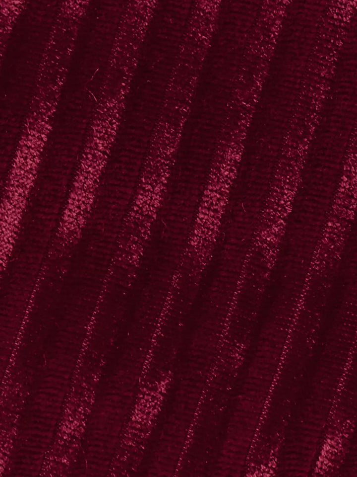 Velvet Tie Front Tiered Mini Dress