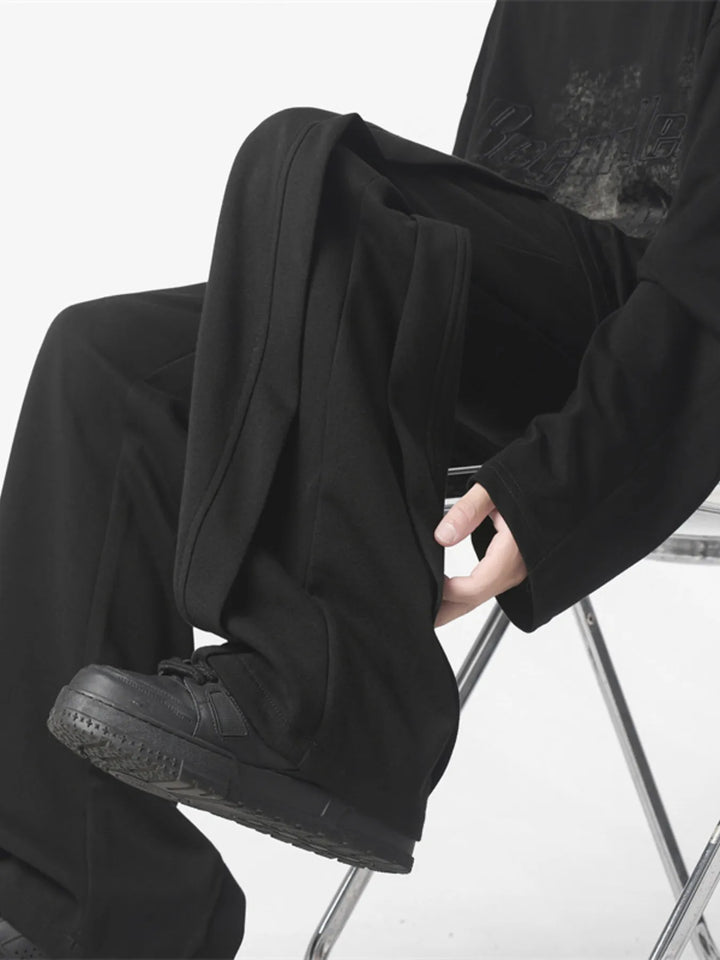 Men's Full Size Drawstring Wide Leg Pants Plus Size
