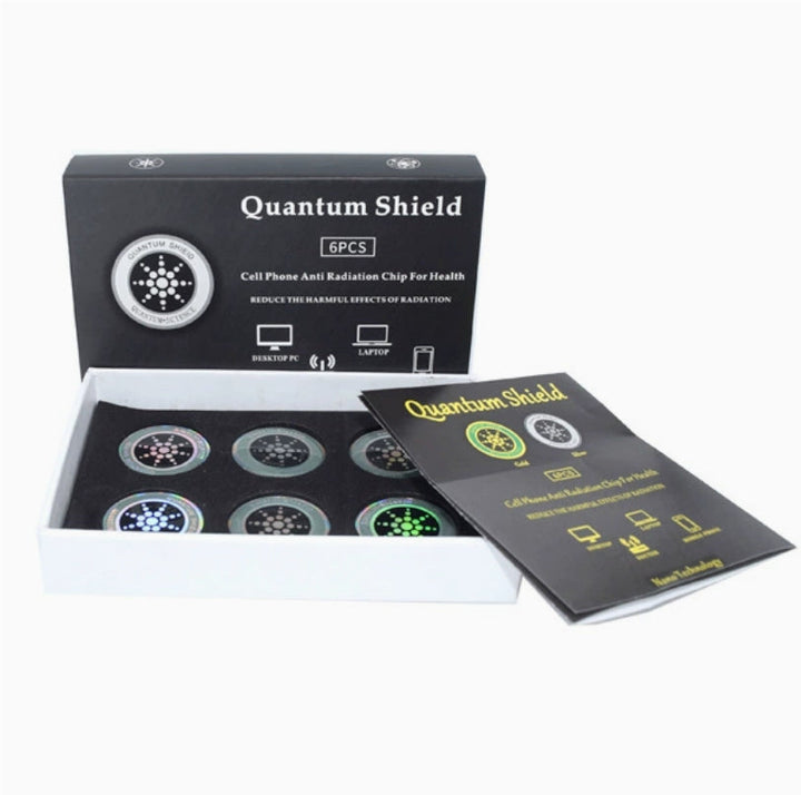 Cell phone radiation protection stickers