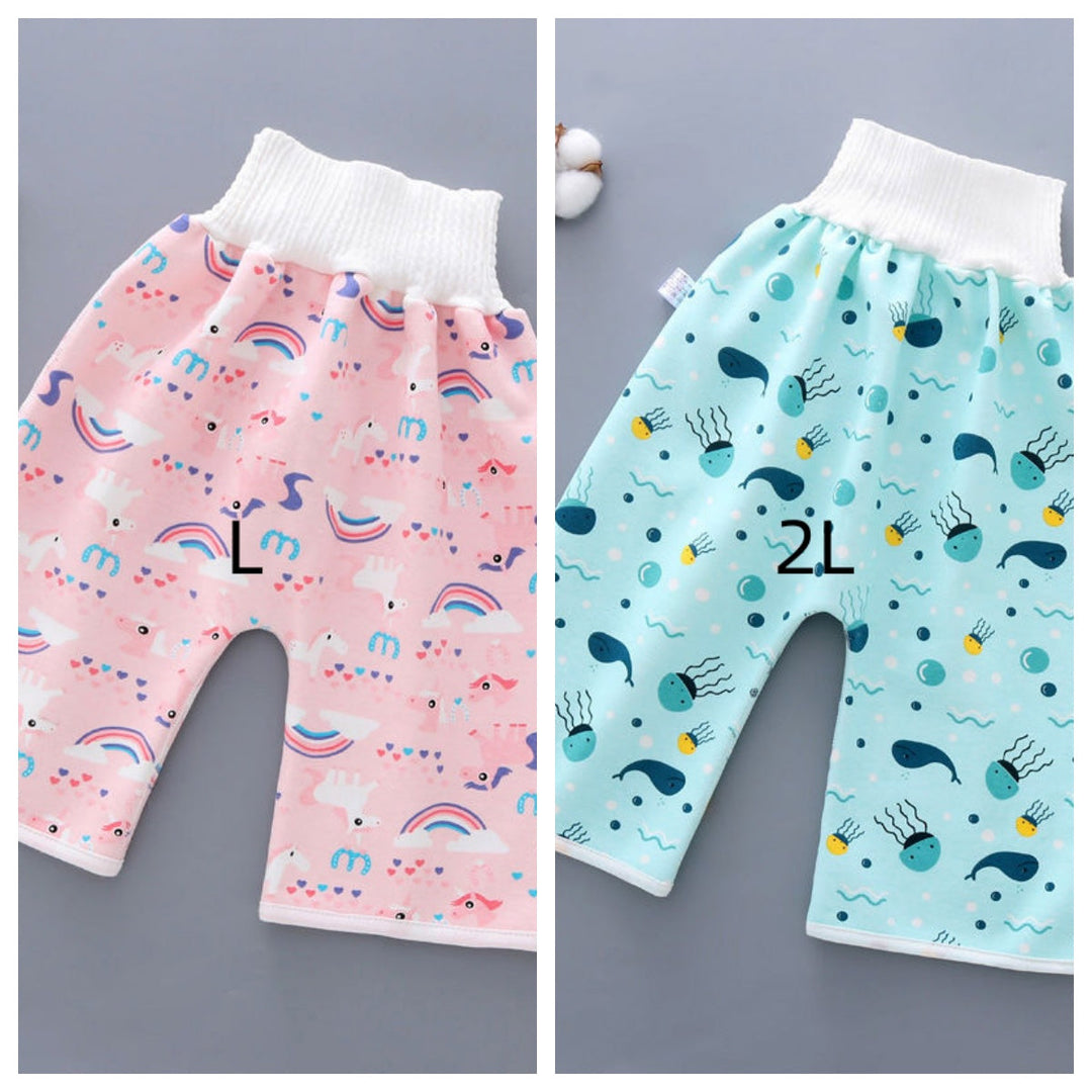 Baby leak-proof bed wetting skirt