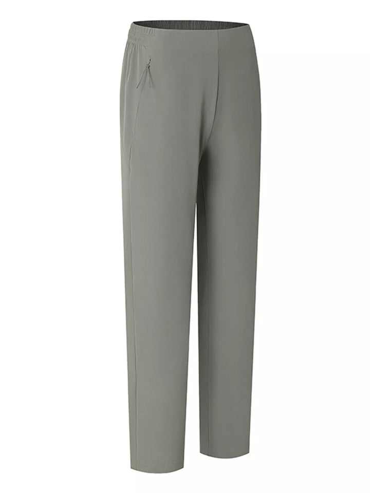 Men's Plus Size Casual Lightweight Straight-Leg Pants
