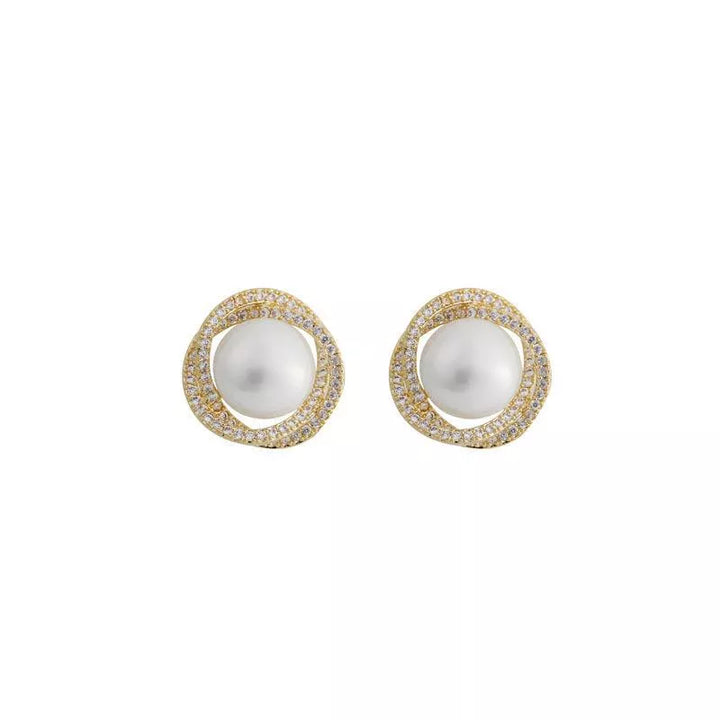 Pearl Stud Earrings