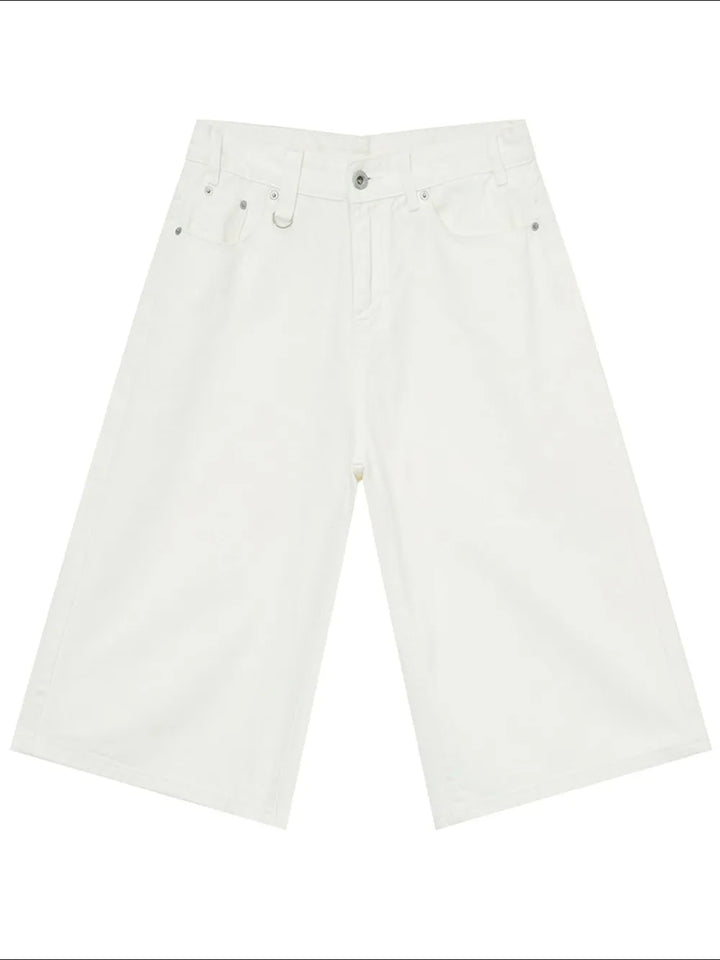 Wide Leg Cropped Jeans