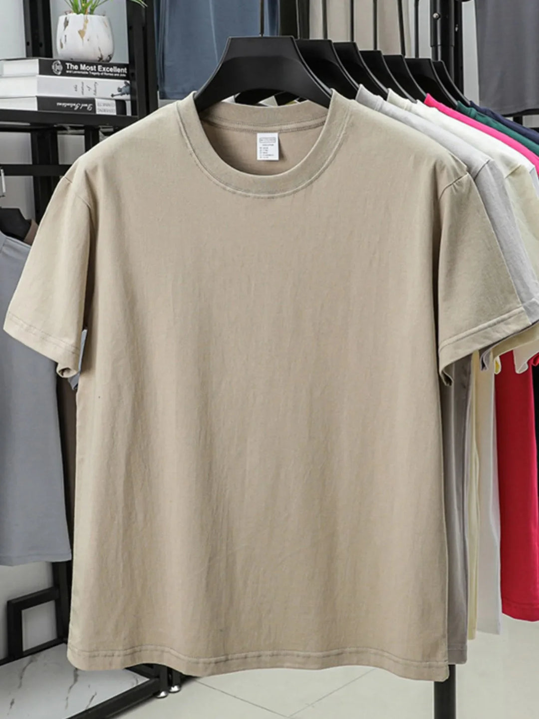 Men's Full Size Round Neck Short Sleeve T-Shirt Plus Size