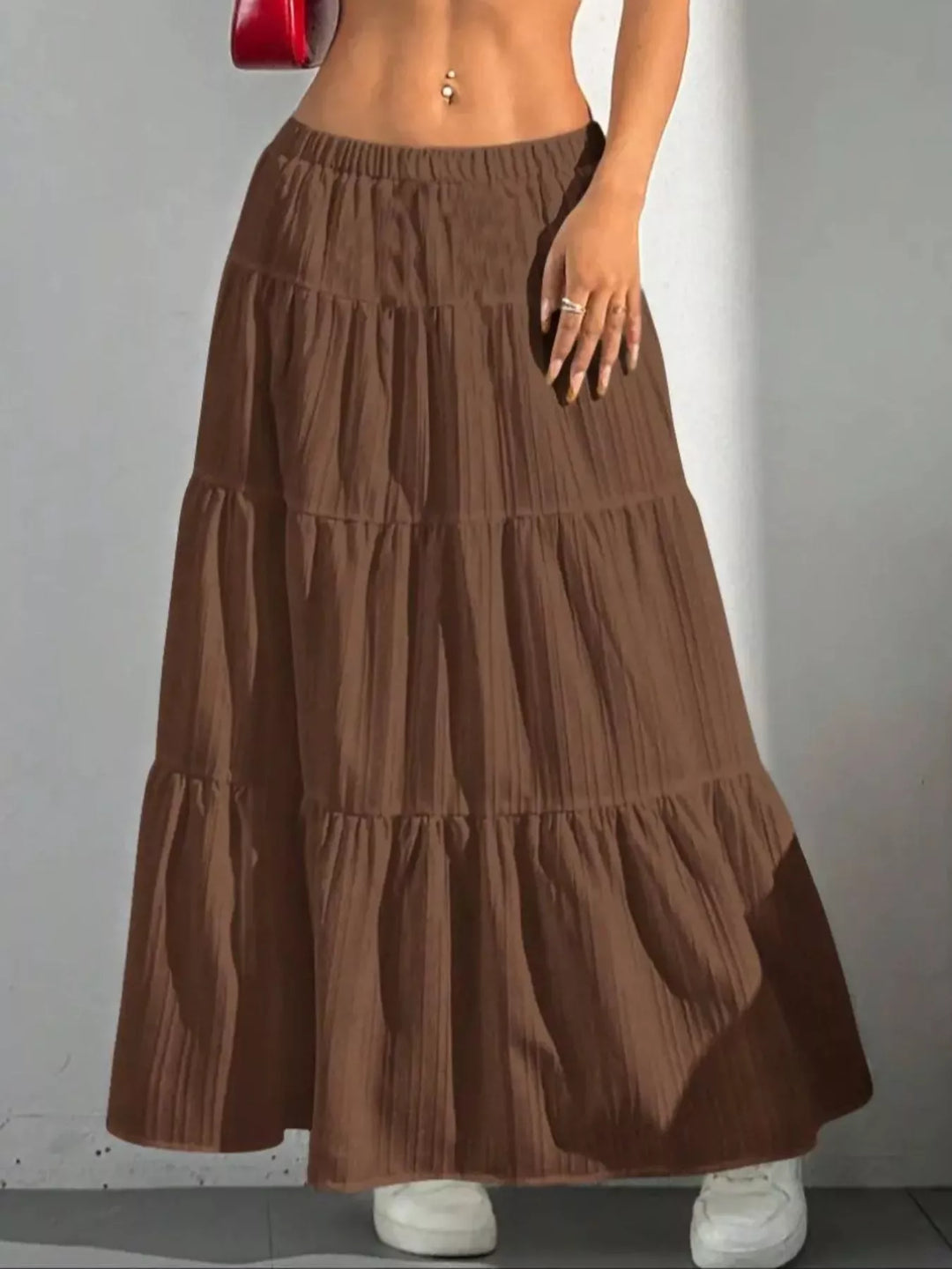 Flowy Tiered Maxi Skirt