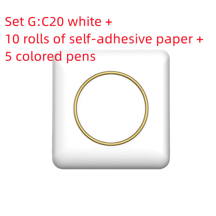 Mini Label Thermal Printer Small Bluetooth Wireless