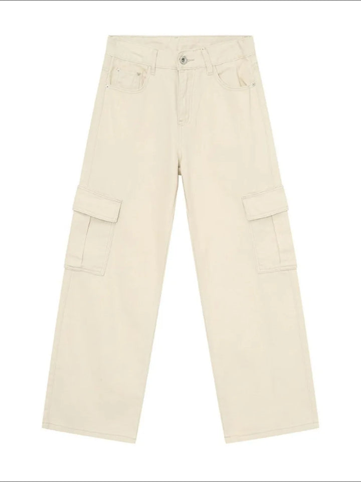 Wide Leg Cargo Jeans