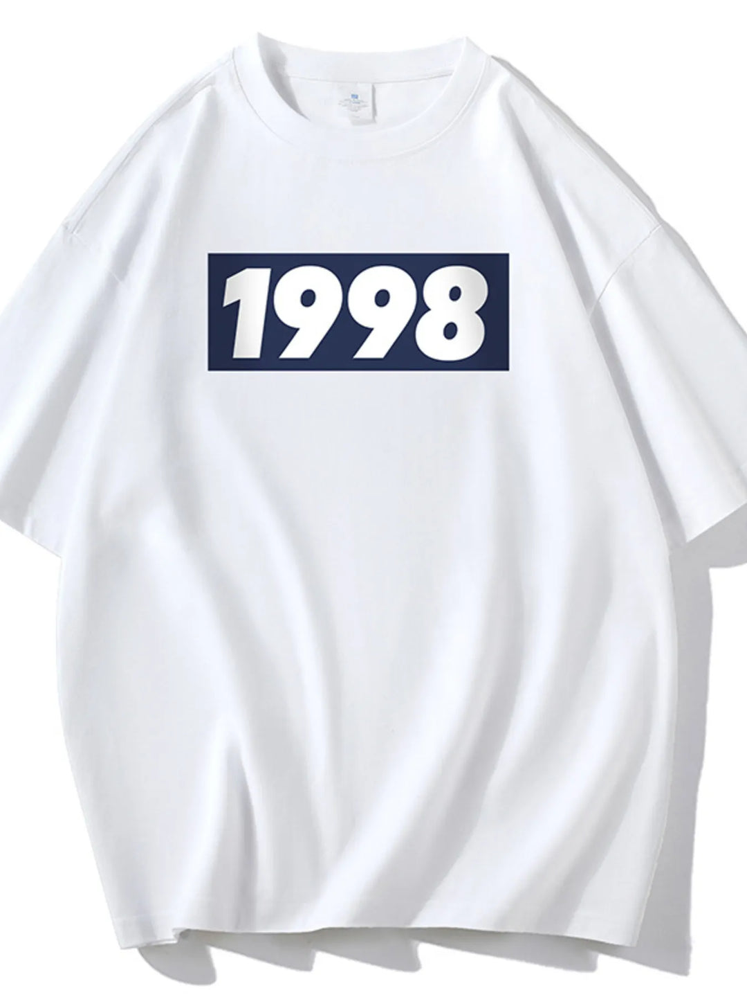 Men's Full Size 1998 Graphic Round Neck T-Shirt Plus Size