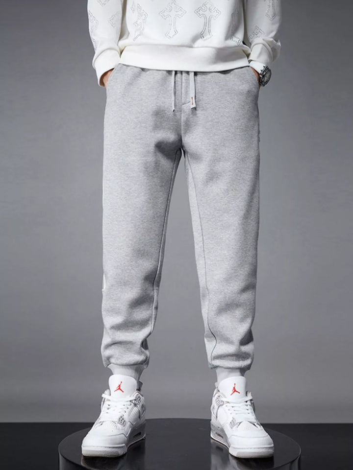 Men's Side Striped Drawstring Joggers