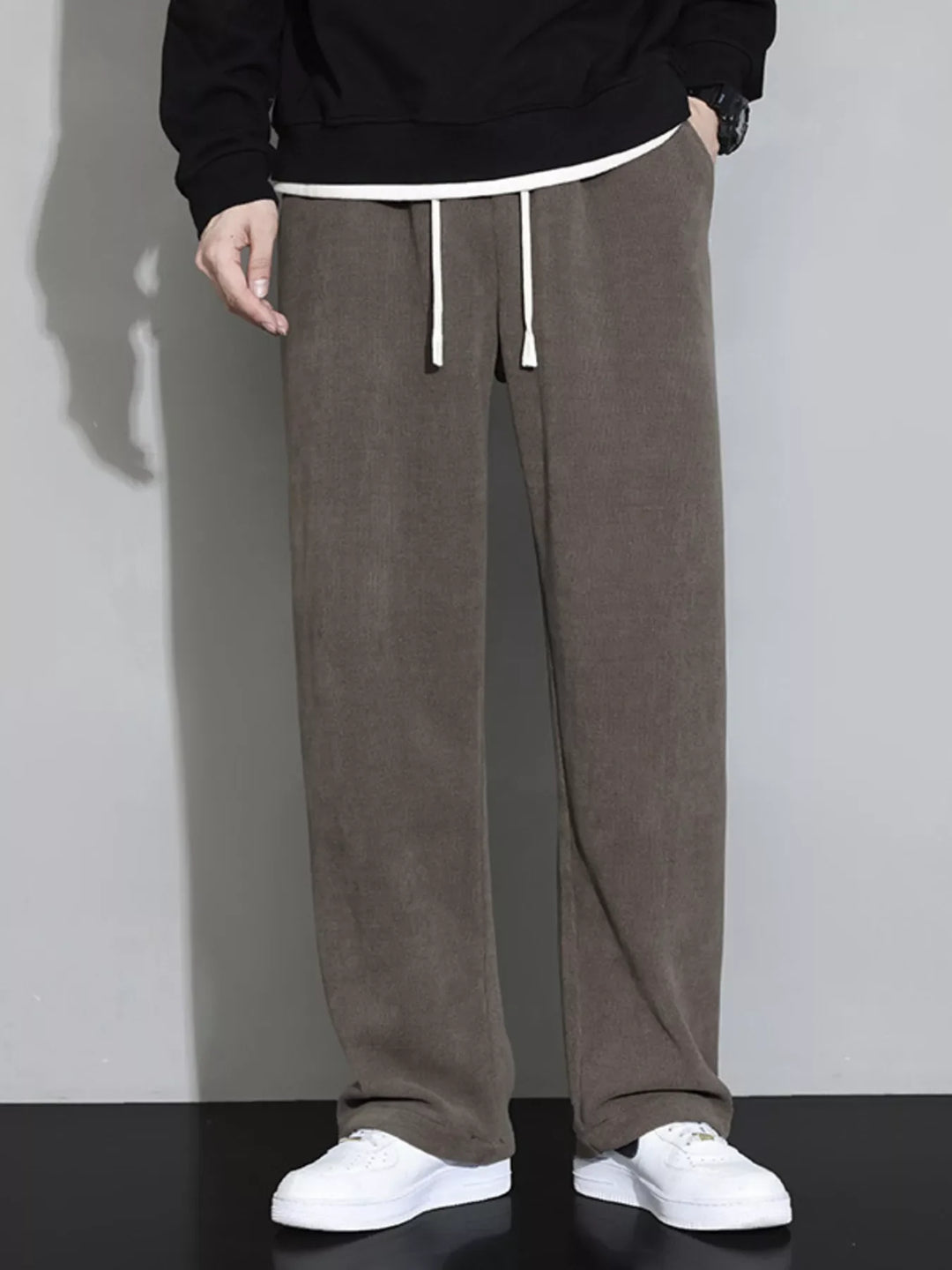 Men's Plus Size Relaxed Fit Drawstring Pants