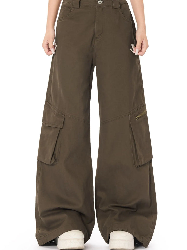 Men's Wide Leg Cargo Pants