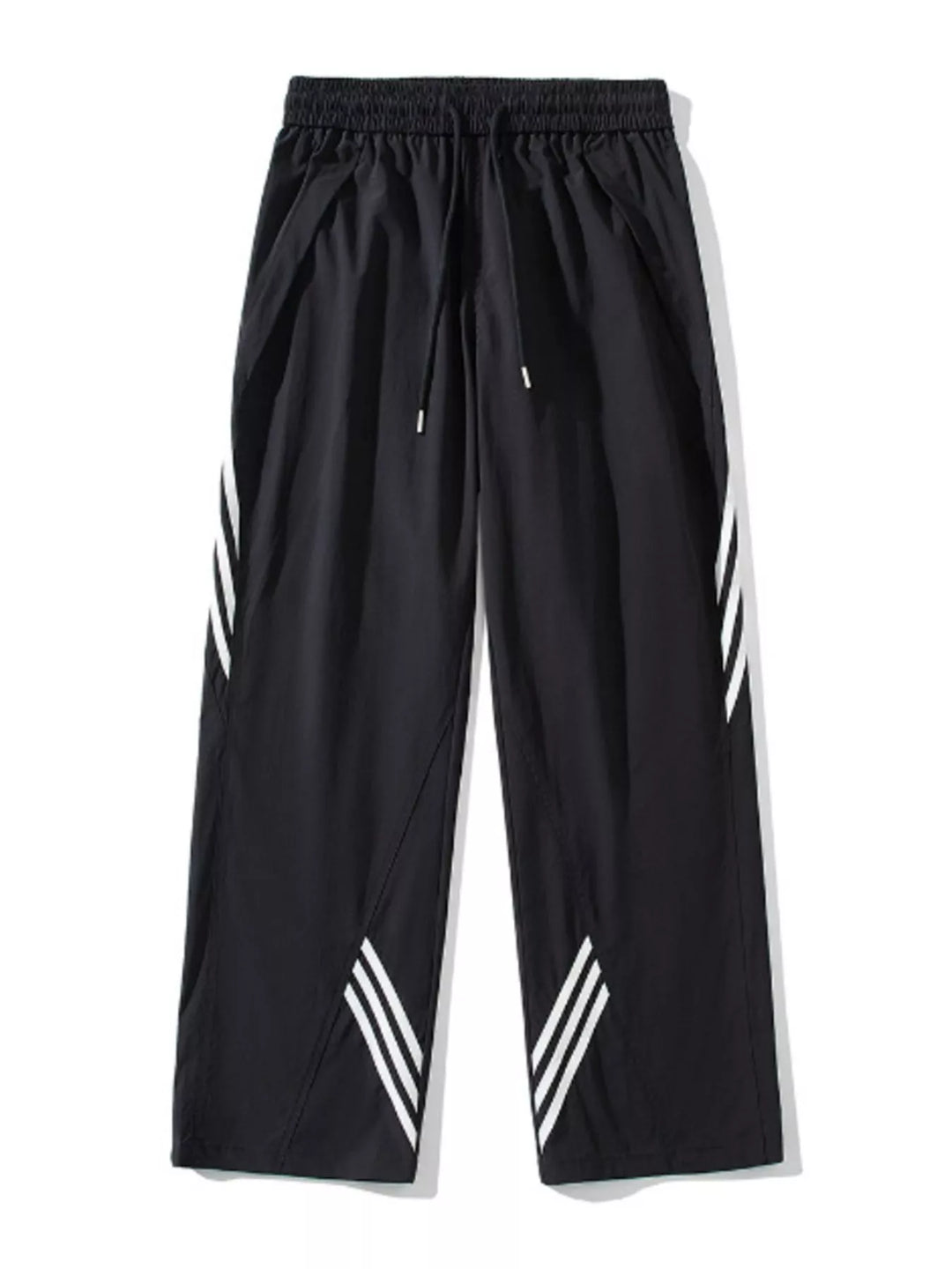 Men's Full Size Striped Wide Leg Pants Plus Size