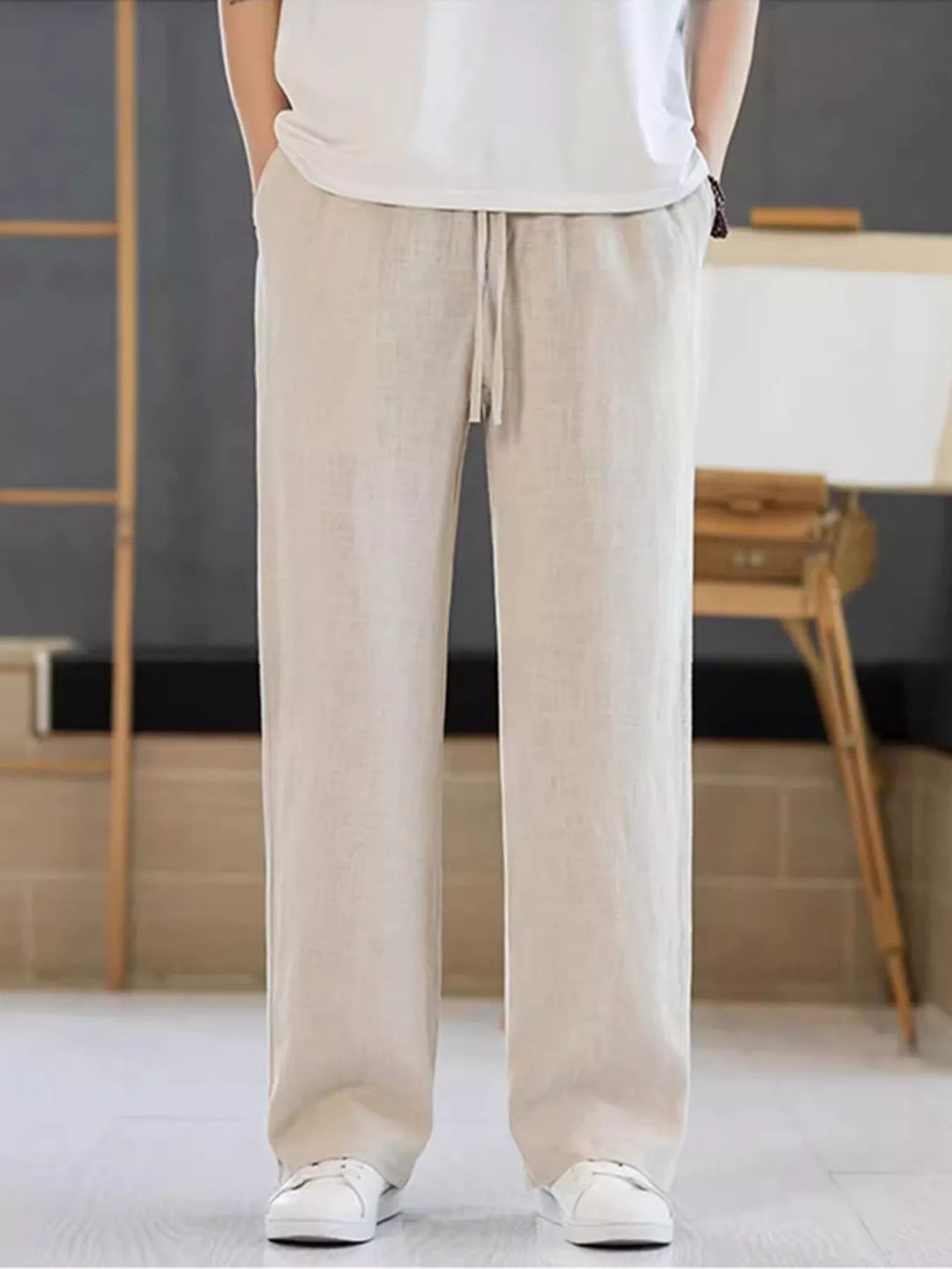 Men's Plus Size Casual Drawstring Pants
