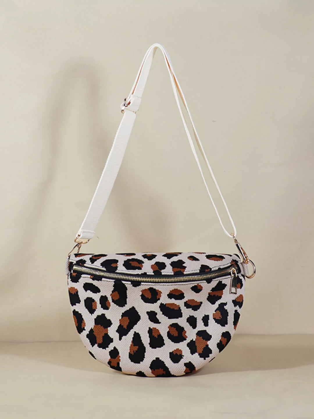 Leopard Print Crossbody Bag