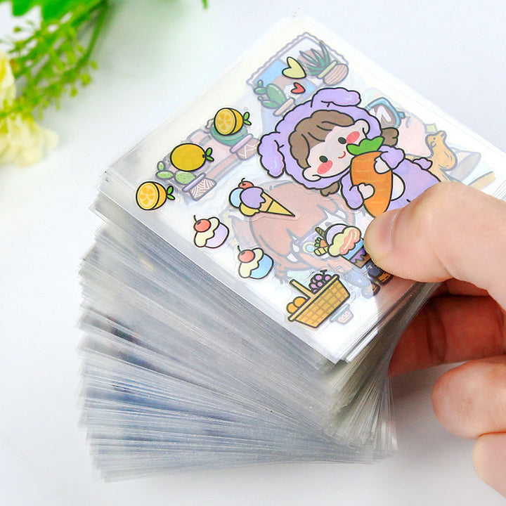 Non-duplicate PET Journal Stickers