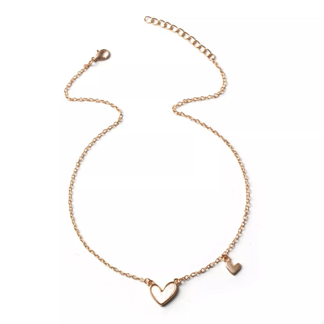 Alloy Heart Pendant Necklace