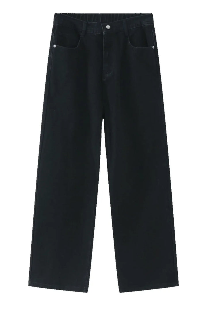 Wide Leg Jeans with Pockets