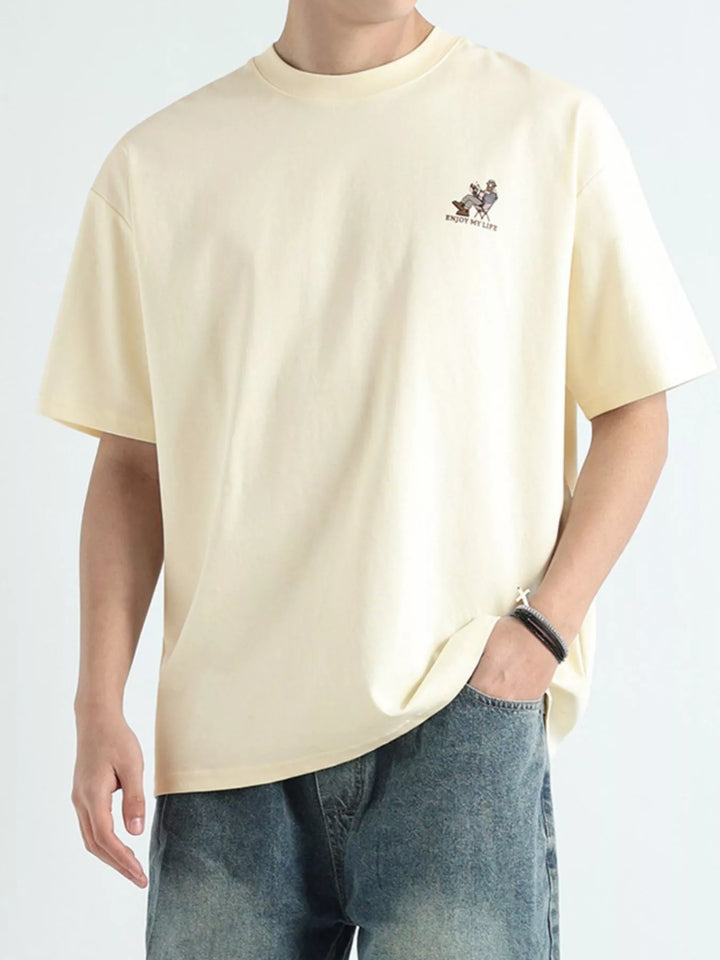 Men's Plus Size Graphic Relaxed Fit T-Shirt