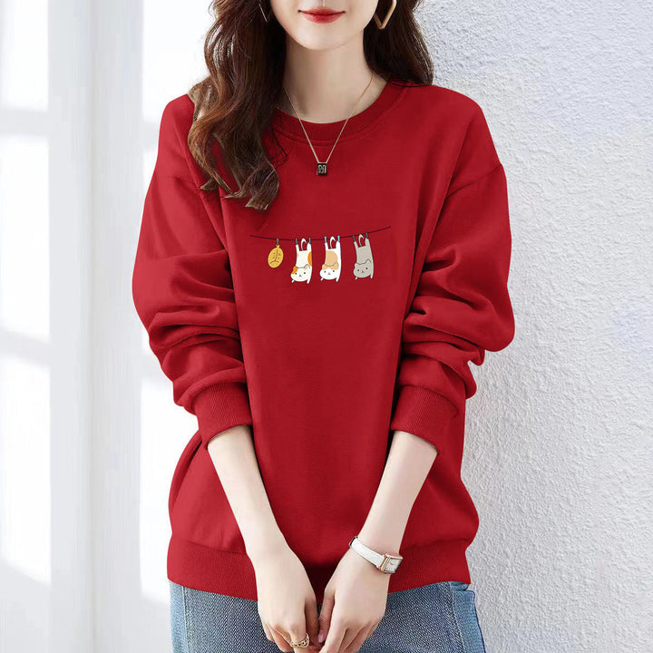 Womens FallWinter Designer Crewneck Sweatshirt For A Stylish Warm Look