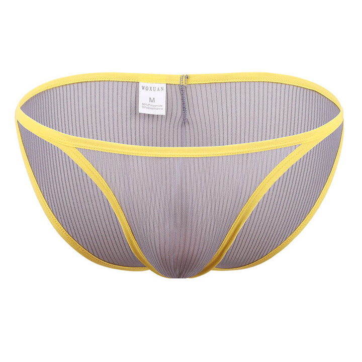 Men's Underwear High Fork Briefs Mesh