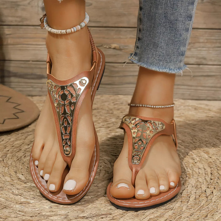 Toe Post Flats Sandals