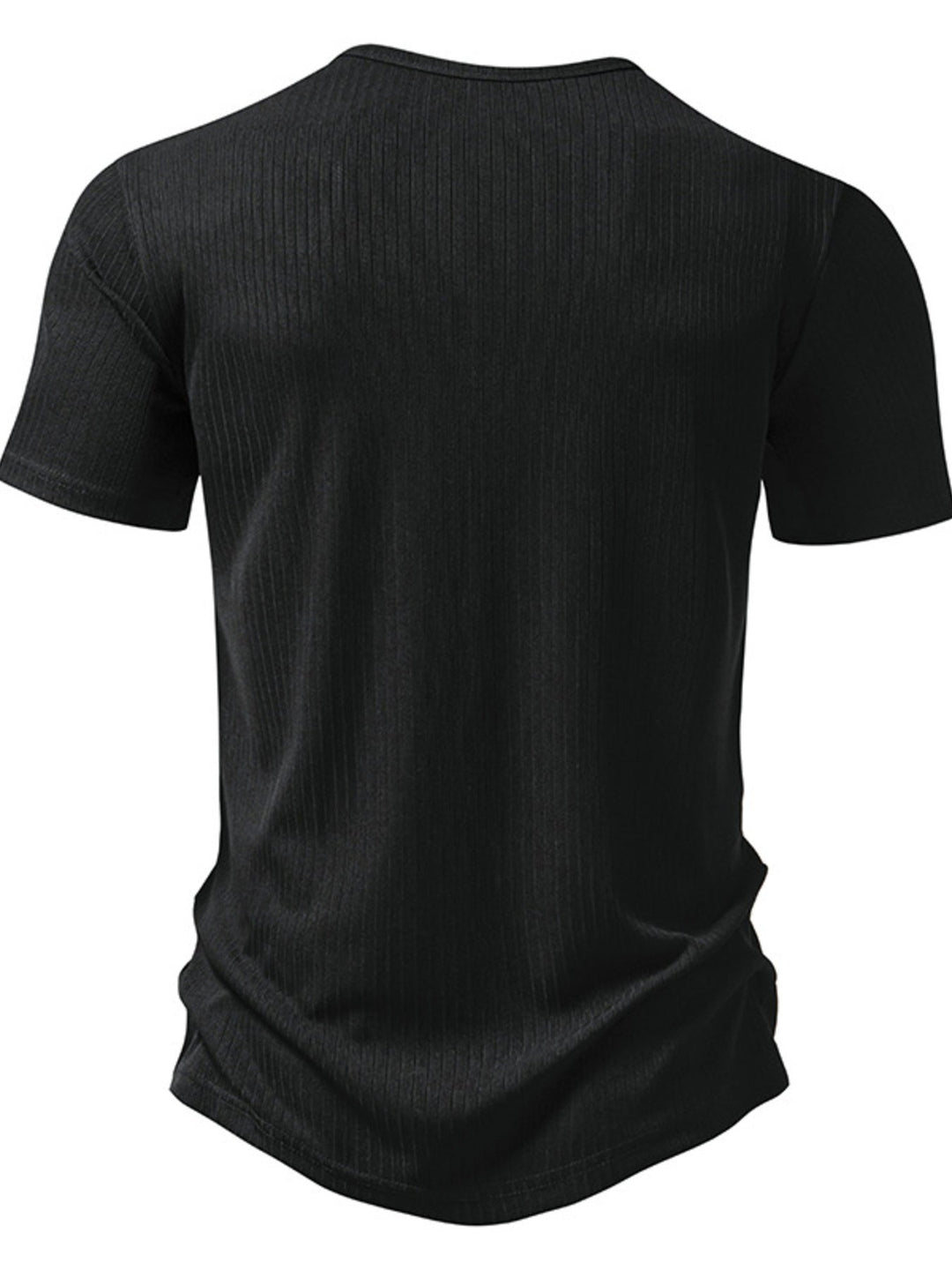 Men's Button Detail Short Sleeve T-Shirt