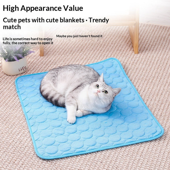 Pet Sofa Cooling Ice Silk Pad Temperature Lowering Sleeping Mat