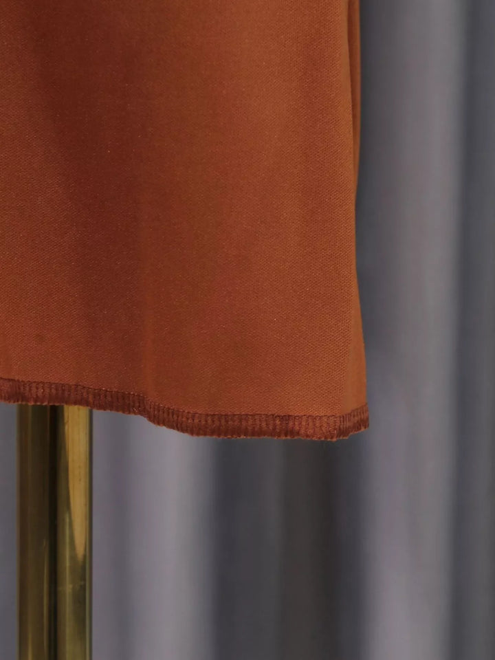 Front Twisted Draped Long Sleeve Maxi Dress