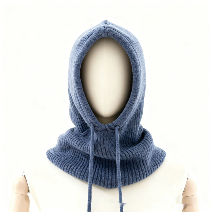 Women's Winter Retro Drawstring Knitted Hat