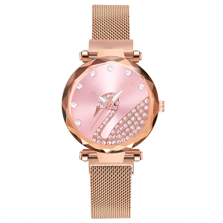 Starry Sky Womens Watch Lazy Little Swan Ladies Timepiece