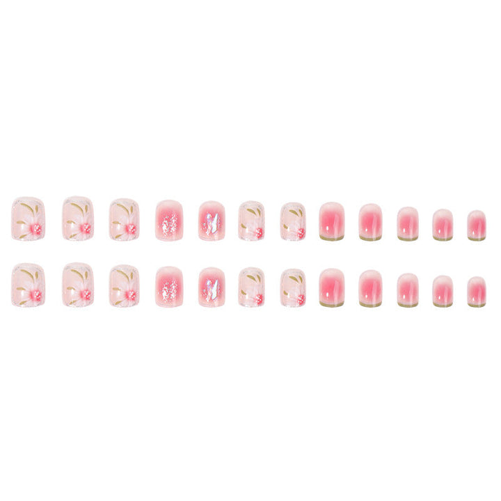 Camellia Smudge Nail Nail Patch