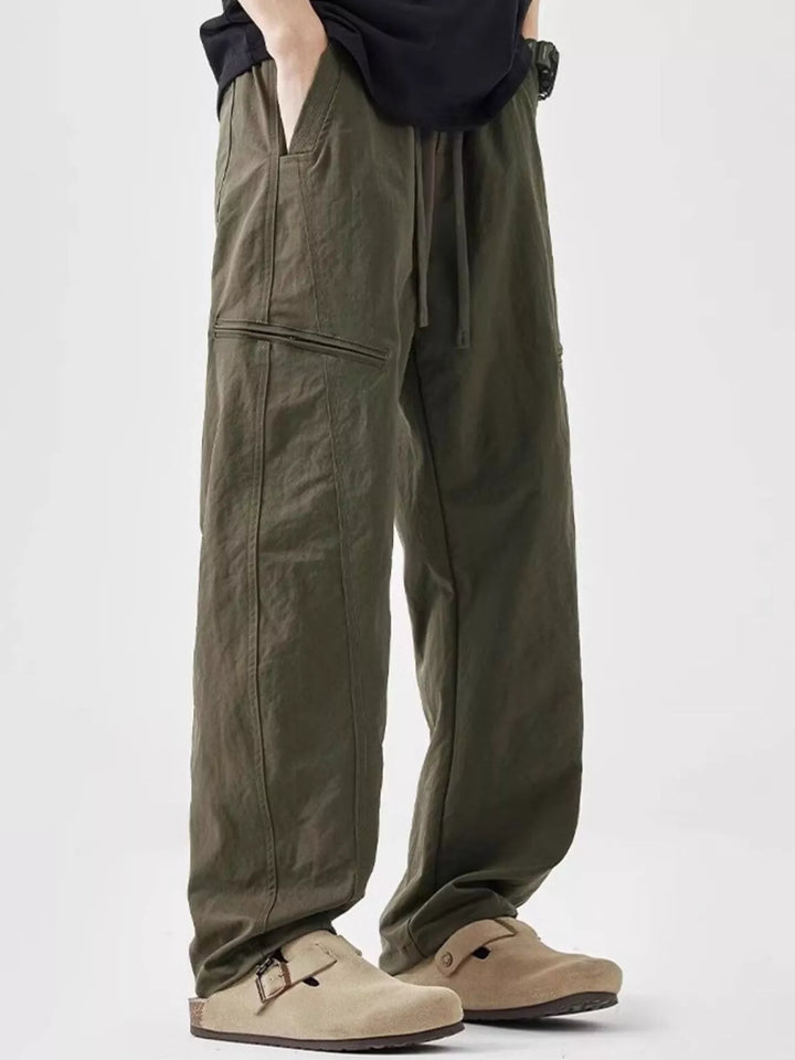 Men's Plus Size Wide Leg Pants
