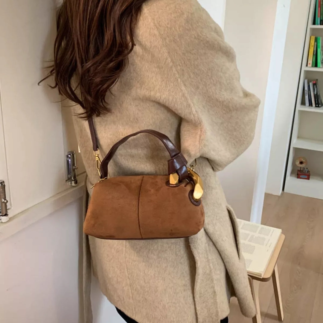 Suede Mini Crossbody Bag