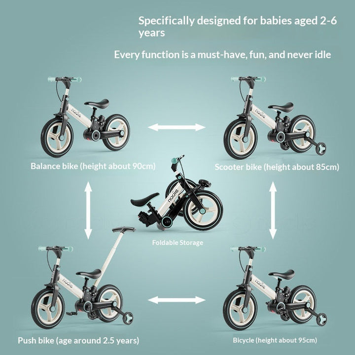 2-in-1 Multifunctional Foldable Bicycle
