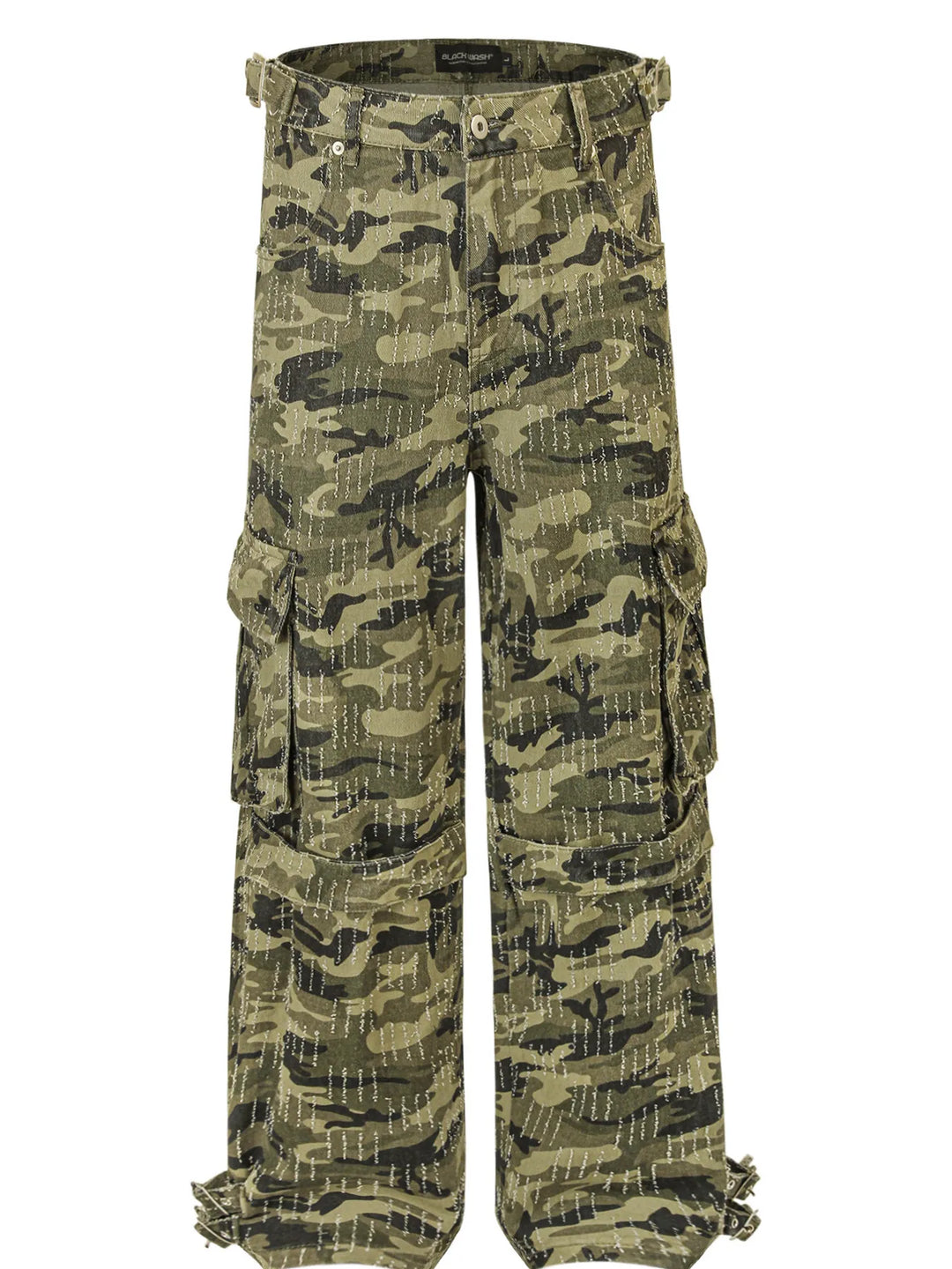 Men's Camouflage Cargo Pants with Multiple Pockets