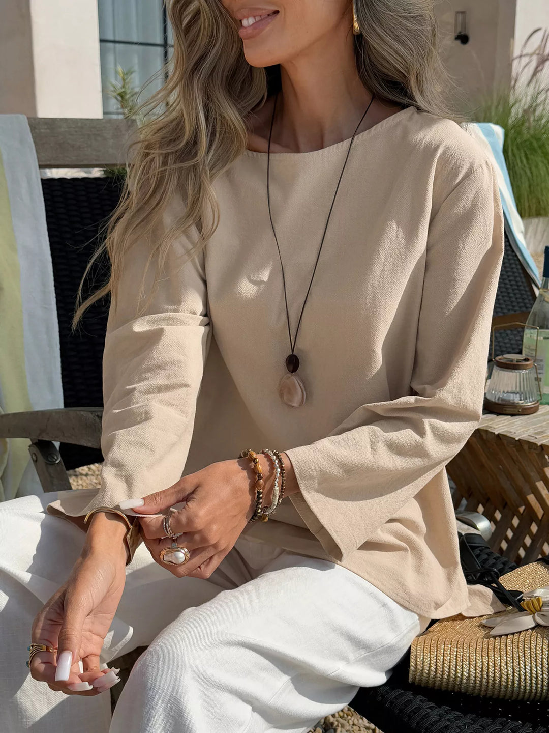Casual Loose Long Sleeve Blouse
