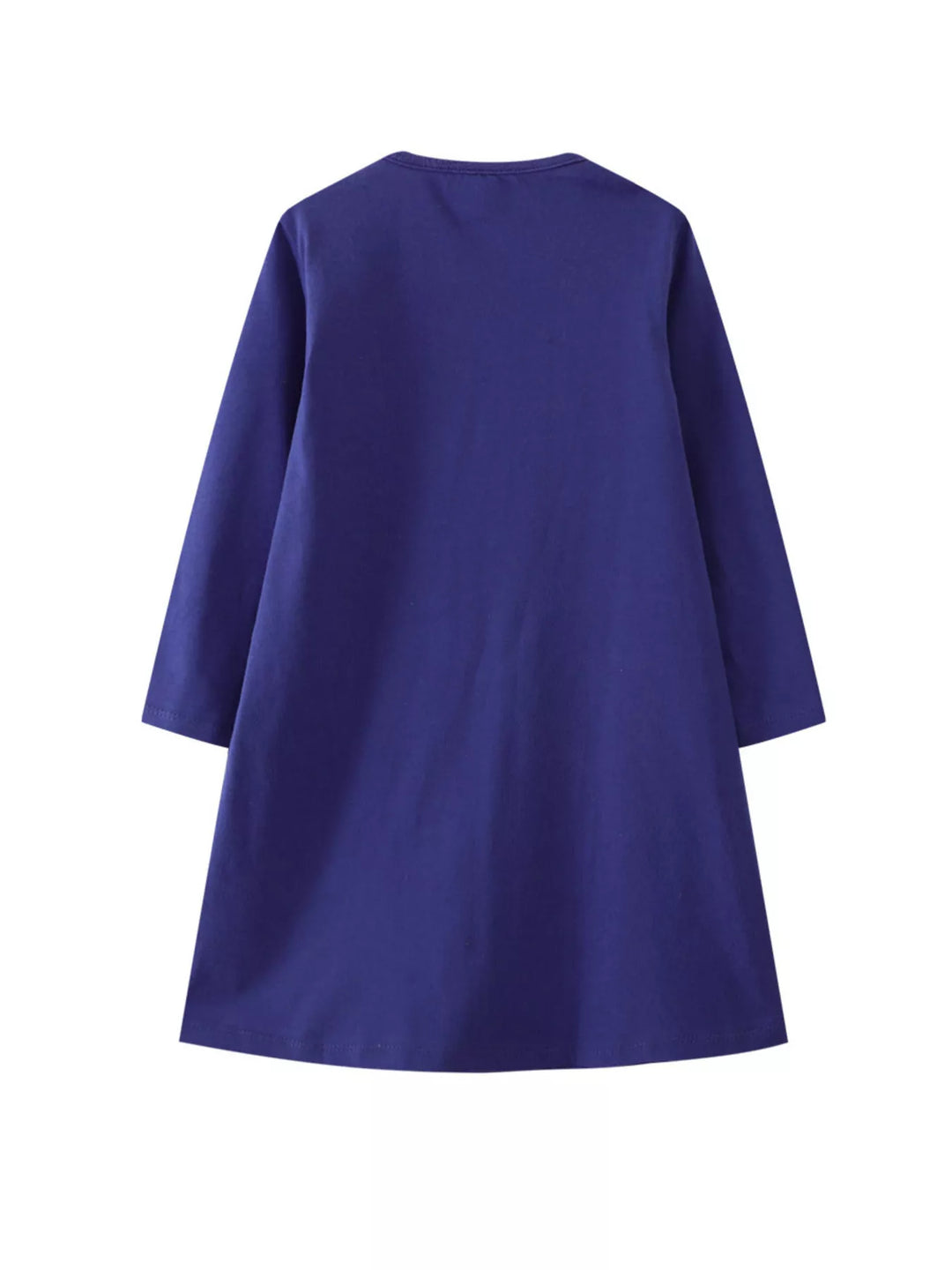 Children's Fairy Applique Long Sleeve Casual Dress